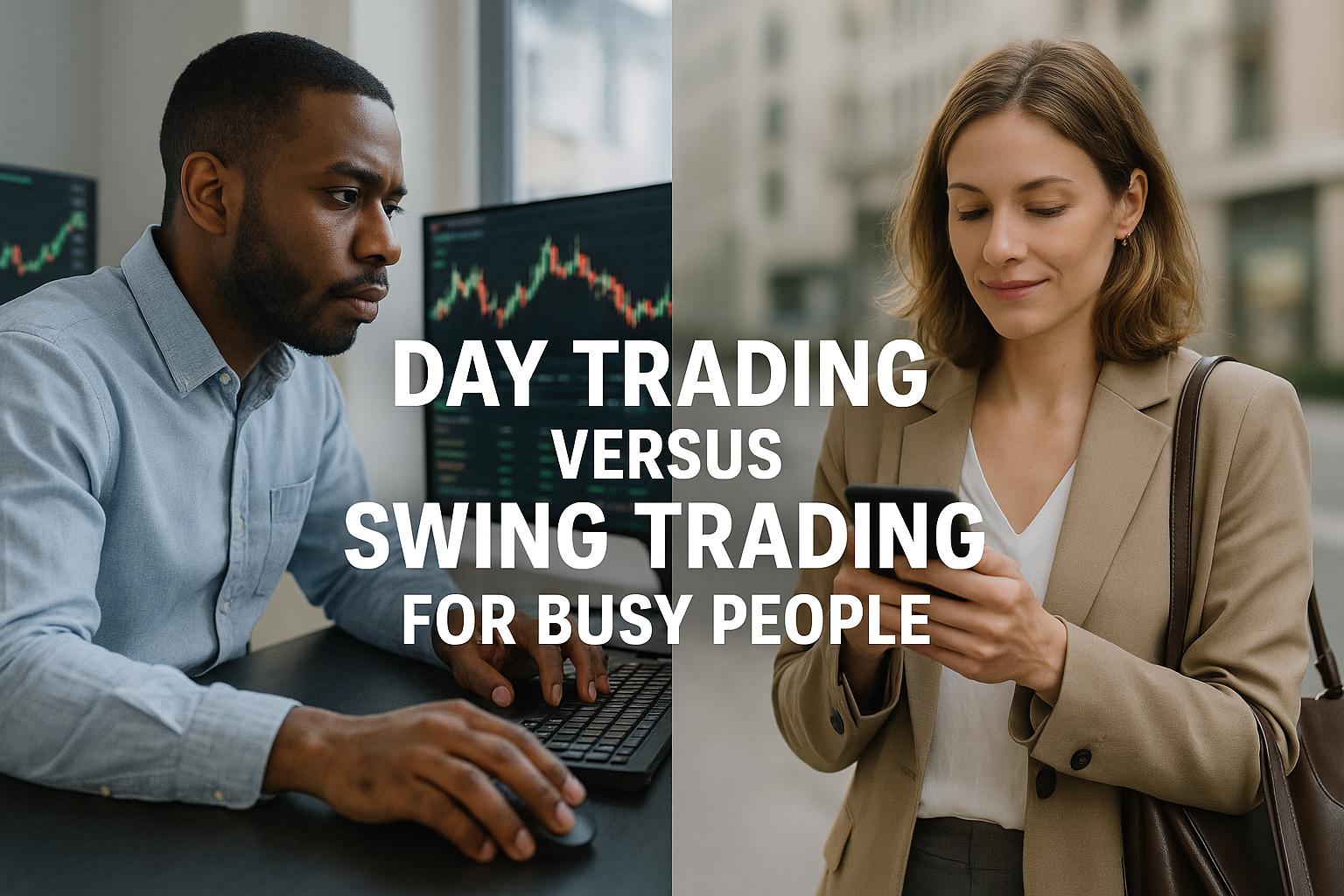 Day trading versus swing trading for busy people