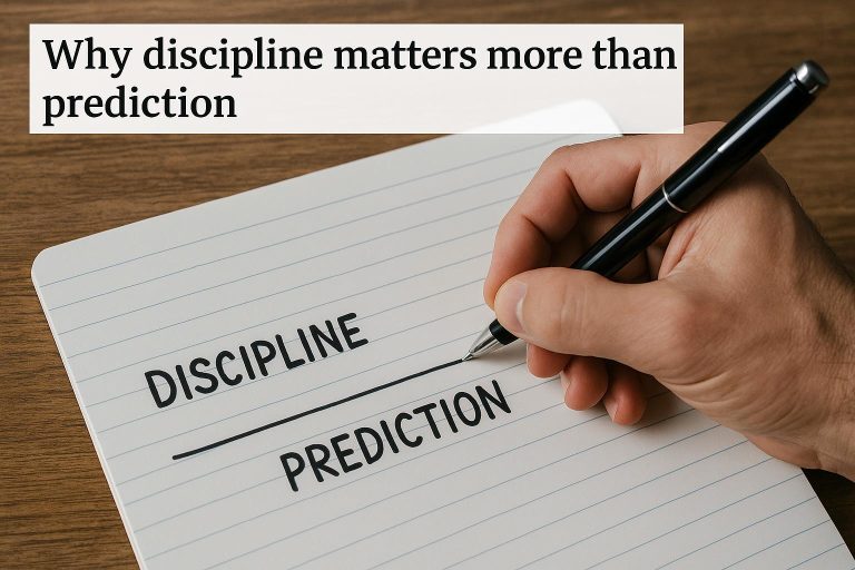 Why discipline matters more than prediction